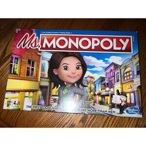 Ms Monopoly Board Game Sealed Womens Game Feminist Game New